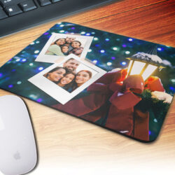 Winter Lantern Personalized Photo Mouse Pad