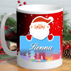 Custom Photo Christmas Mugs